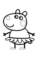 Peppa Pig kleurplaat 34